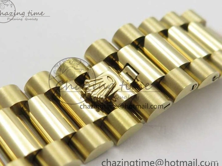 MiroTime 0220 Day-Date 40mm 228239 BP New Dial Version 904 YG Silver Roman Markers Dial on SS President Bracelet A Popular 2806